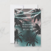 エンチャントナイトスカイ夕べビーチライトRSVP 出欠カード (裏面)