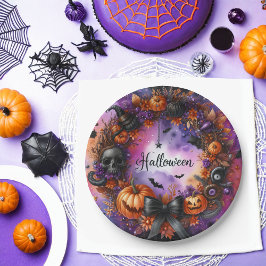 エンチャントハロウィーンガラ紙プレート ペーパープレート