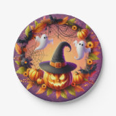 エンチャントハロウィーンナイト紙プレート ペーパープレート (正面)