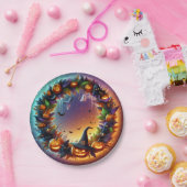 エンチャントハロウィーンナイト紙プレート ペーパープレート (パーティー)