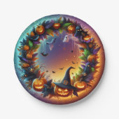 エンチャントハロウィーンナイト紙プレート ペーパープレート (正面)