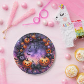 エンチャントハロウィーンナイト紙プレート ペーパープレート (パーティー)