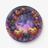 エンチャントハロウィーンナイト紙プレート ペーパープレート (正面)