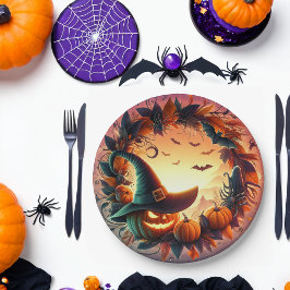 エンチャントハロウィーンナイト紙プレート ペーパープレート