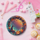 エンチャントハロウィーンナイト紙プレート ペーパープレート (パーティー)