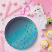 エンチャントバタフライグリーン紙プレート ペーパープレート (パーティー)