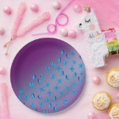 エンチャントバタフライパープル紙プレート ペーパープレート (パーティー)