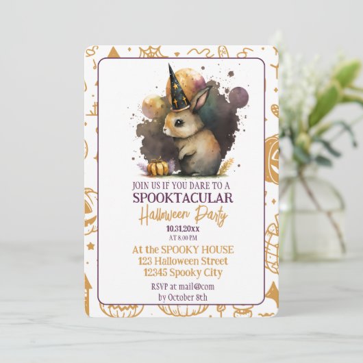 エンチャントバニースプオクタキュラハローウィンパーティ招待団 招待状 (スタンド正面)