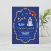 エンチャントバラおとぎ話ベビーシャワー招待状 招待状 (スタンド正面)