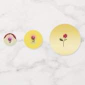 エンチャントバライエローレッドブルーエレガントパーティー コンフェッティ (正面)