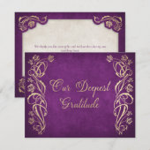 エンチャントバラキャッスル結婚ズ サンキューカード (正面/裏面)