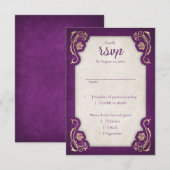 エンチャントバラキャッスル結婚ズ 出欠カード (正面/裏面)