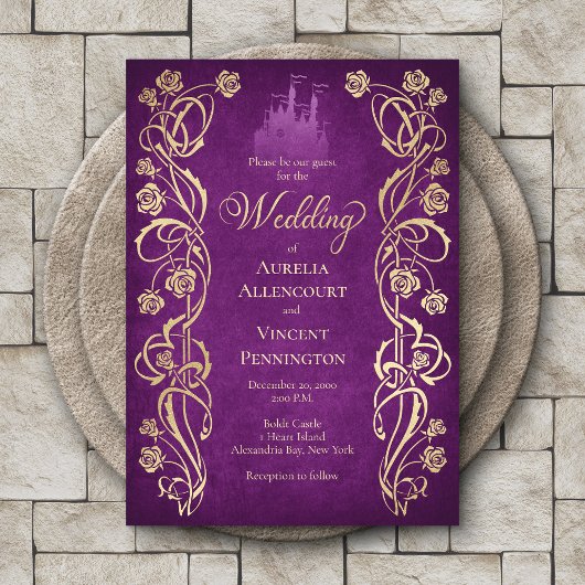 エンチャントバラキャッスル結婚ズ 招待状