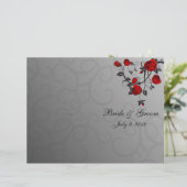 エンチャントバラ折り畳み結婚式 プログラム (スタンド正面)