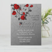 エンチャントバラ結婚式招待状 招待状 (スタンド正面)