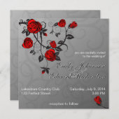 エンチャントバラ結婚式招待状 招待状 (正面/裏面)