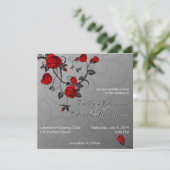 エンチャントバラ結婚式招待状 招待状 (スタンド正面)