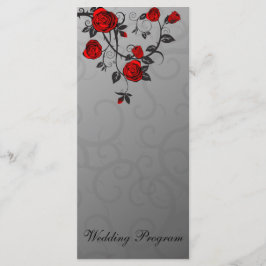 エンチャントバラ結婚式 プログラムカード プログラム