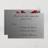 エンチャントバラRSVPカード 出欠カード (正面/裏面)