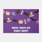 エンチャントパステルスポオクタキュラーハロウィーン ドアマット (正面)