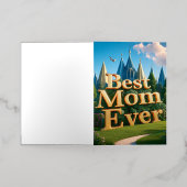 エンチャントパレスグラウンド 箔グリーティングカード (外側レイダウン)
