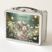 エンチャントパーソナライズされたドフォレストマウス メタルランチボックス (正面)