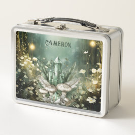 エンチャントパーソナライズされたドフォレスト魔法結晶 メタルランチボックス