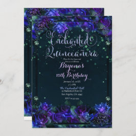 エンチャントパープルグリーンガーデングロー15キンセアニラ 招待状