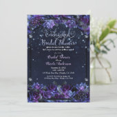 エンチャントパープルファンタジーバラブライダルシャワー 招待状 (スタンド正面)