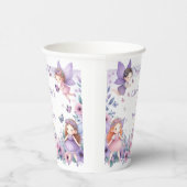 エンチャントパープルフェアリー園 – 誕生日 紙コップ (右)
