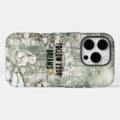 エンチャントピンクフローラガーデンバニードリームズ Case-Mate iPhoneケース (裏面 (横))