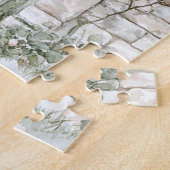 エンチャントピンクフローラガーデンバニー ジグソーパズル (側面)