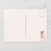 エンチャントピンクローゼスフローラ考えディアズオブユー ポストカード (裏面)