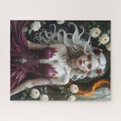 エンチャントファンタジークイーンインブルゴーニュガウンパズル ジグソーパズル (横)