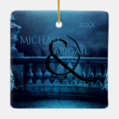 エンチャントファンタジーバレリーナダンスカップル セラミックオーナメント (裏面)