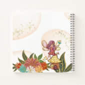 エンチャントフェアリーお洒落ガールレディバグゲストブック ノートブック (裏面)