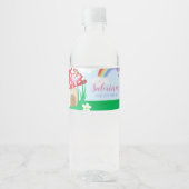 エンチャントフェアリーガーデンテーマの誕生日 ペットボトルラベル (正面)