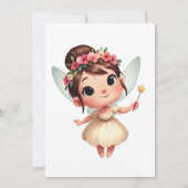 エンチャントフェアリーガーデンバースデーパーティ招待状 招待状 (裏面)