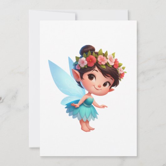 エンチャントフェアリーガーデンバースデーパーティ招待状 招待状 (裏面)