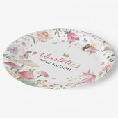 エンチャントフェアリーガーデンパーティー紙プレート ペーパープレート (アングル)