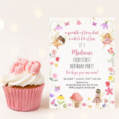 エンチャントフェアリーガーデンファースト誕生日 招待状