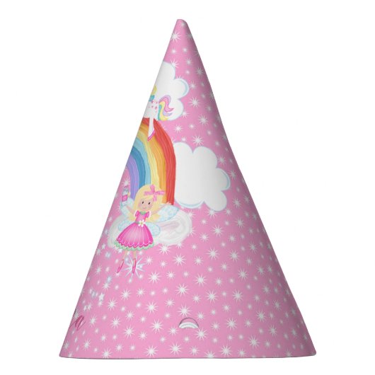 エンチャントフェアリーガーデン子供の誕生日 パーティーハット (右)