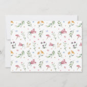 エンチャントフェアリーガーデン誕生日サンキューカード 招待状 (裏面)