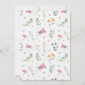 エンチャントフェアリーガーデン誕生日招待状 招待状 (裏面)