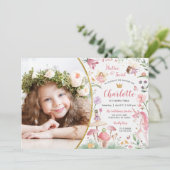 エンチャントフェアリーガーデン誕生日招待状 招待状 (スタンド正面)