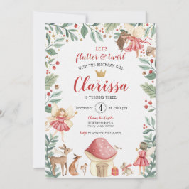 エンチャントフェアリーガーデン誕生日招待状 招待状