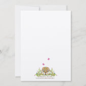 エンチャントフェアリーラブツリー結婚式招待状 招待状 (裏面)