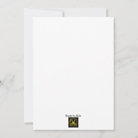 エンチャントフォレストアーカイウェイスウィート16招待状 招待状 (裏面)