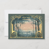 エンチャントフォレストアールヌーボーRSVP 招待状 (正面)