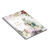 エンチャントフォレストイラストレーションラブリーフェアリーガール ノートブック (右側)